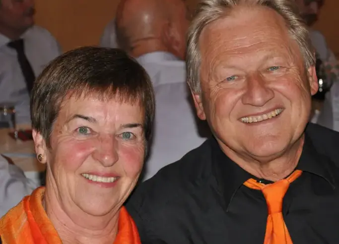 Katharine und Elmar Tiiefenthaler beim Jubiläumsabend