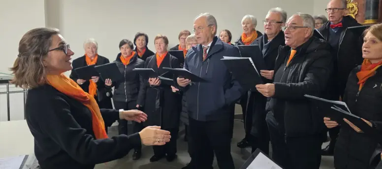 Chor MFC Frastanz in der Friedenskirche Maria Ebene
