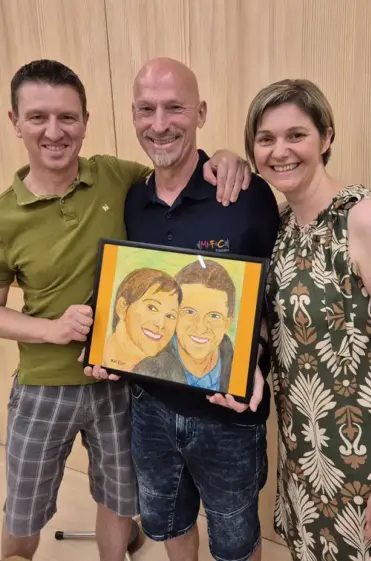 wille und Manuela Kaufmann und Hubert Kressnig - der Künstler